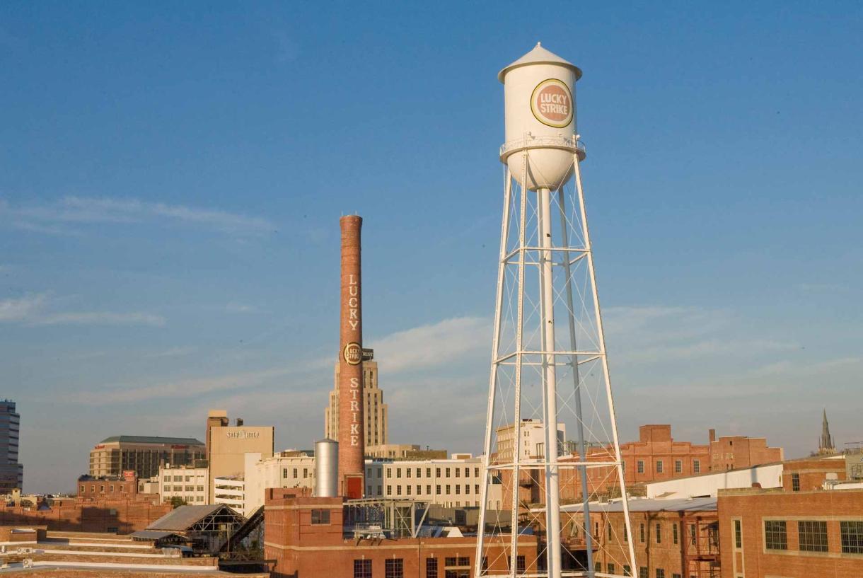 American Tobacco Campus water tower